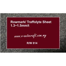 Rowmark/ Traffolyte Sheet<BR>Red/White_R/W (814)